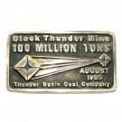 Thunder Base Mine 1985 Anacortes Brass Limited Edition 646 Belt Buckle Thunder Base Mine 1985 Anacortes Brass Limited Edition 646 Belt Buckle