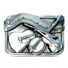 Original Country Western Music Bergamot Pewter US Belt Buckle Original Country Western Music Bergamot Pewter US Belt Buckle