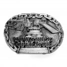 Tow Truck Operator C J Made In USA Pewter Belt Buckle Tow Truck Operator C J Made In USA Pewter Belt Buckle