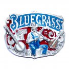 BlueGrass Country Music USA Great American Color Belt Buckle