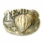 Temecula Wine Balloon Festival Award Design Brass Belt Buckle