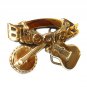 Bluegrass Americana Original Baron Heavy Solid Polished Brass Belt Buckle