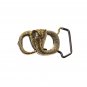 Small Cobra Snake 3D Baron Solid Brass Belt Buckle For 1 Inch Belt