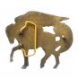 Pegasus Flying Winged Horse 3D Baron Solid Brass Belt Buckle