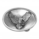 American Flying Eagle 3D Bird Bergamot Oval Western Belt Buckle American Flying Eagle 3D Bird Bergamot Oval Western Belt Buckle