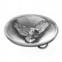 American Flying Eagle 3D Bird Bergamot Oval Western Belt Buckle