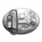 American Flying Eagle 3D Bird Bergamot Oval Western Belt Buckle