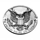Proud To Be An American USA Seal Bergamot Belt Buckle Proud To Be An American USA Seal Bergamot Belt Buckle