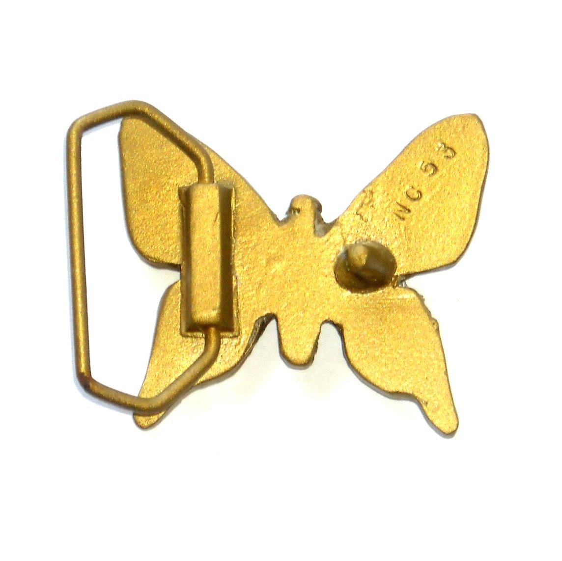 Butterfly Vintage Brass Color Belt Buckle