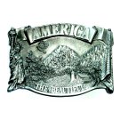 Original America The Beautiful Bergamot Pewter Belt Buckle
