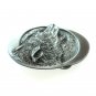 Howling Lone Wolf Bergamot Pewter American Belt Buckle