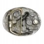Mason Brick Layer 3D C J Pewter Belt Buckle