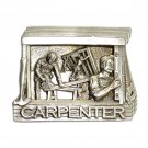 Carpenter Vintage C J Pewter US Belt Buckle