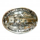 Lions Club Montana 1988 Award Design Brass Belt Buckle