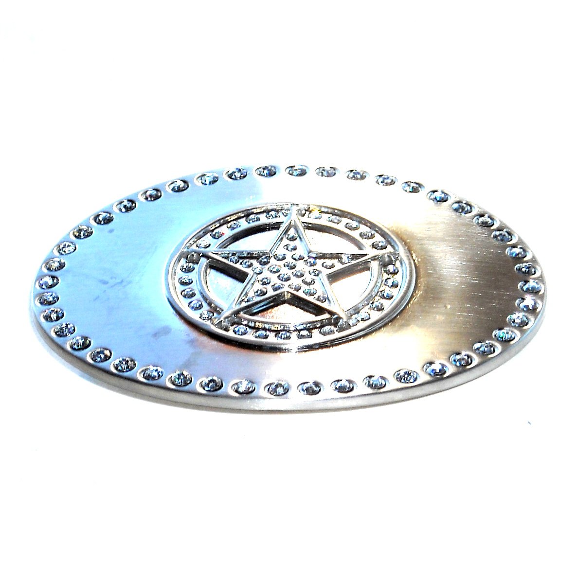 Texas Star Rhinestone Montana Silversmiths Attitude Western Belt Buckle