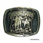 Rendezvous 2001 Hand Casted Solid Bronze Belt Buckle