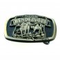 Rendezvous 2001 Hand Casted Solid Bronze Belt Buckle