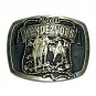 Rendezvous 2001 Hand Casted Solid Bronze Belt Buckle