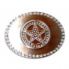 Texas Star Rhinestone Montana Silversmiths Attitude Western Belt Buckle Texas Star Rhinestone Montana Silversmiths Attitude Western Belt Buckle