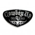 Cowboy Up Montana Silversmiths Attitude Western Belt Buckle Cowboy Up Montana Silversmiths Attitude Western Belt Buckle