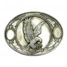 American Bald Eagle Siskiyou Pewter Western Belt Buckle
