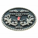 2011 Pendleton Let'er Buck Round Up Rodeo Montana Silversmiths Belt Buckle 2011 Pendleton Let'er Buck Round Up Rodeo Montana Silversmiths Belt Buckle