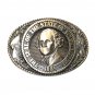 Washington State Seal First Edition Tony Lama Brass Belt Buckle