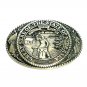 Nebraska State Seal Tony Lama Solid Brass US Belt Buckle