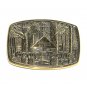Georgia Pacific GP 1991 BTS Solid Brass Belt Buckle