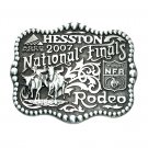 Hesston National Finals Rodeo 2007 Montana Silversmiths Belt Buckle Hesston National Finals Rodeo 2007 Montana Silversmiths Belt Buckle