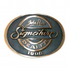 John Deere Signature 1998 Dealer Belt Buckle John Deere Signature 1998 Dealer Belt Buckle