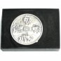 John Deere 1982 Silver Plated Round Belt Buckle