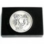 1981 John Deere Silver Plated Round Belt Buckle