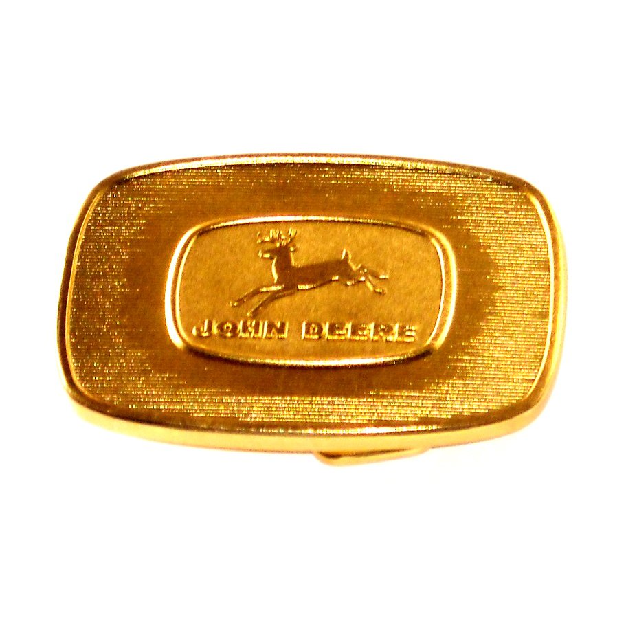 John Deere 1986 Gold Plated Limited Edition Belt Buckle