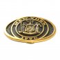 New York Seal Heritage Mint Solid Brass Vintage Belt Buckle