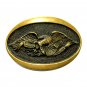 United We Stand American Eagle Solid Brass Vintage Belt Buckle