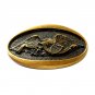 United We Stand American Eagle Solid Brass Vintage Belt Buckle