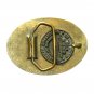 United We Stand American Eagle Solid Brass Vintage Belt Buckle