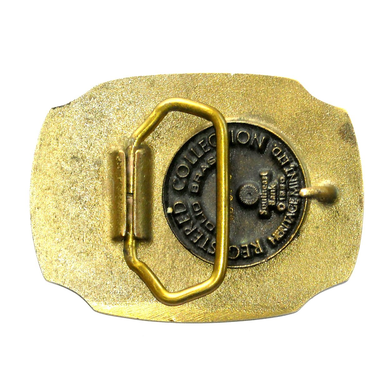 Florida Heritage Solid Brass Vintage Belt Buckle