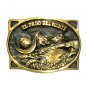 El Paso Del Norte Heritage Mint Solid Brass Vintage 1976 Belt Buckle