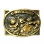 El Paso Del Norte Heritage Mint Solid Brass Vintage 1976 Belt Buckle