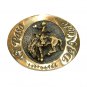 Saddle Bronc Riding El Paso Del Norte State National Heritage Mint Brass Belt Buckle
