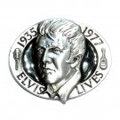 Elvis Lives Vintage Buckles Of America Pewter Belt Buckle Elvis Lives Vintage Buckles Of America Pewter Belt Buckle
