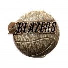 Portland Trail Blazers NBA Basketball Vintage Great American US Pewter Belt Buckle
