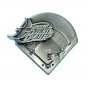 Tampa Bay Devil Rays Baseball 1995 Great American Pewter Belt Buckle