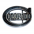 Colorado 3D Cutout High Mesa Solid Bronze Belt Buckle