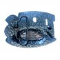 Texas State Armadillo 3D Cutout High Mesa Solid Bronze Belt Buckle