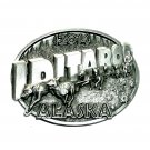 2014 Alaska Dog Sled Race Iditarod Siskiyou Solid Pewter Belt Buckle
