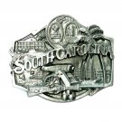 South Carolina Palmetto State Seal Siskiyou Pewter Belt Buckle