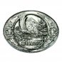 Wyoming Eagle Siskiyou US Pewter Belt Buckle